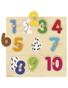 Puzzle Goula Silueta Numeros 10 Piezas