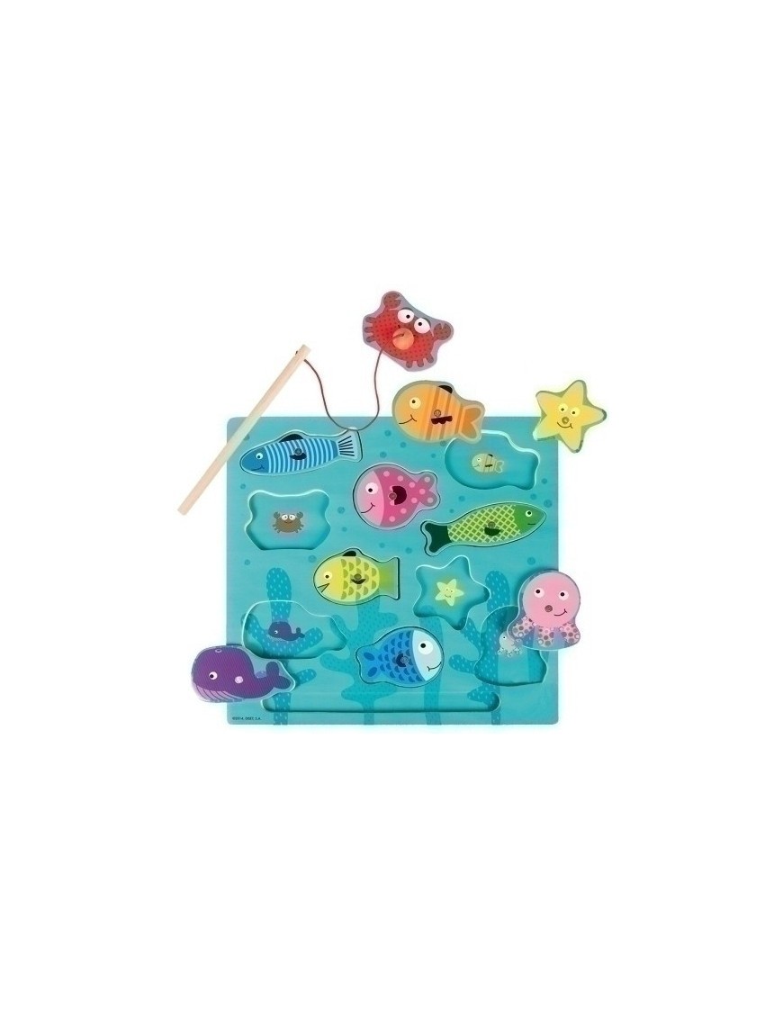 Puzzle Goula Pesca Magnetico 10 Piezas