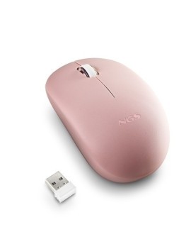 Raton Ngs Fog Optico Inalambrico Rosa