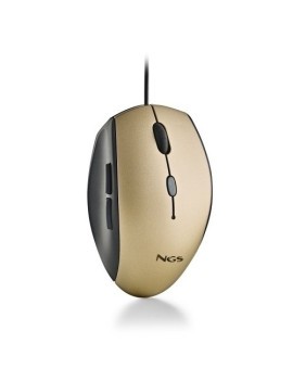 Raton Ngs Moth Optico Usb-C Oro