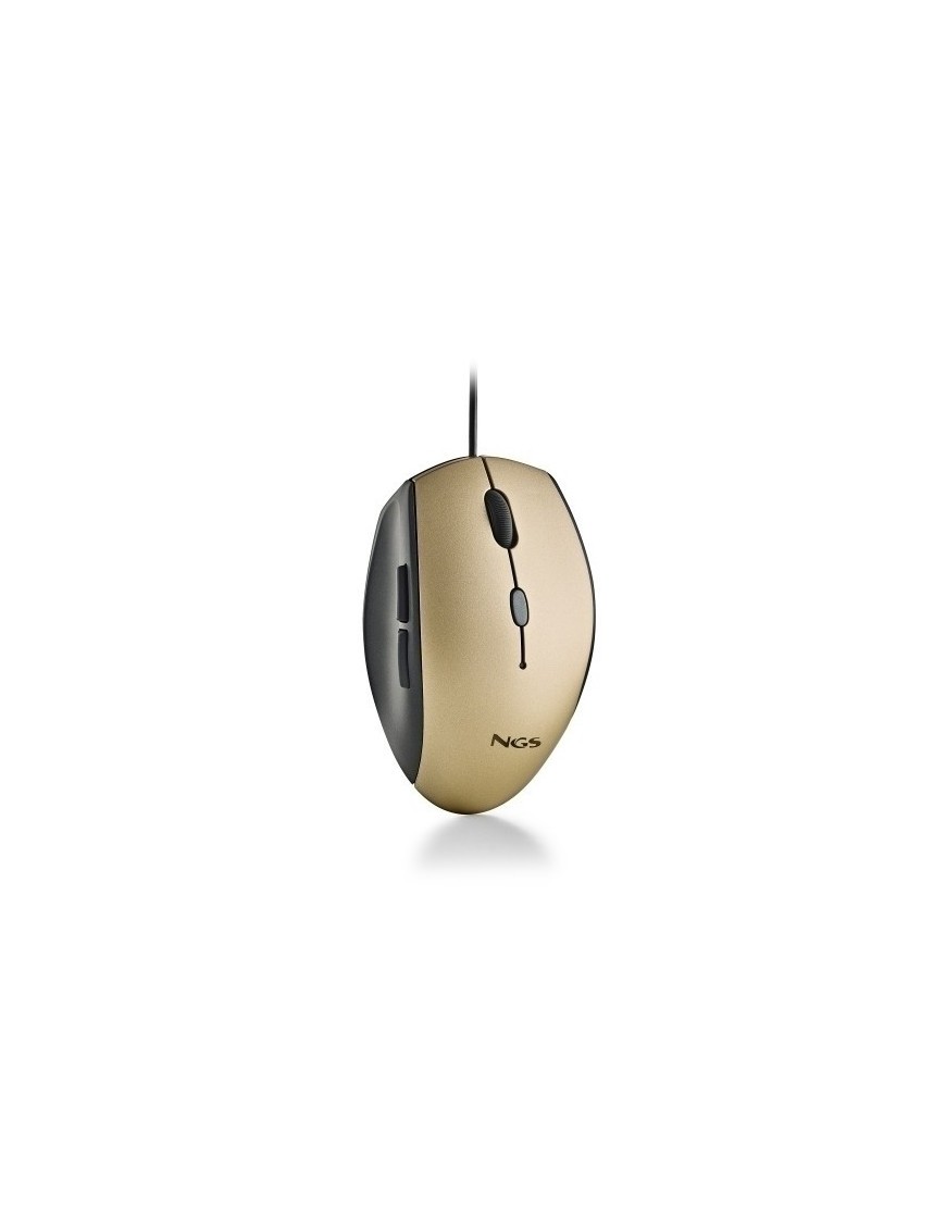 Raton Ngs Moth Optico Usb-C Oro