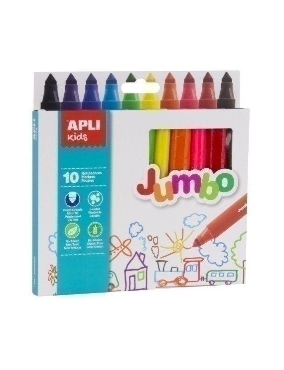 Rotul.Apli Jumbo  Estuche 10