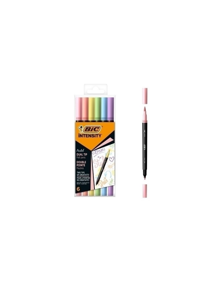 Rotulador Bic Intensity Pastel B/6