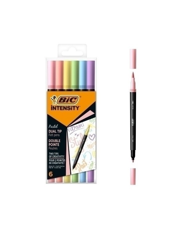 Rotulador Bic Intensity Pastel B/6