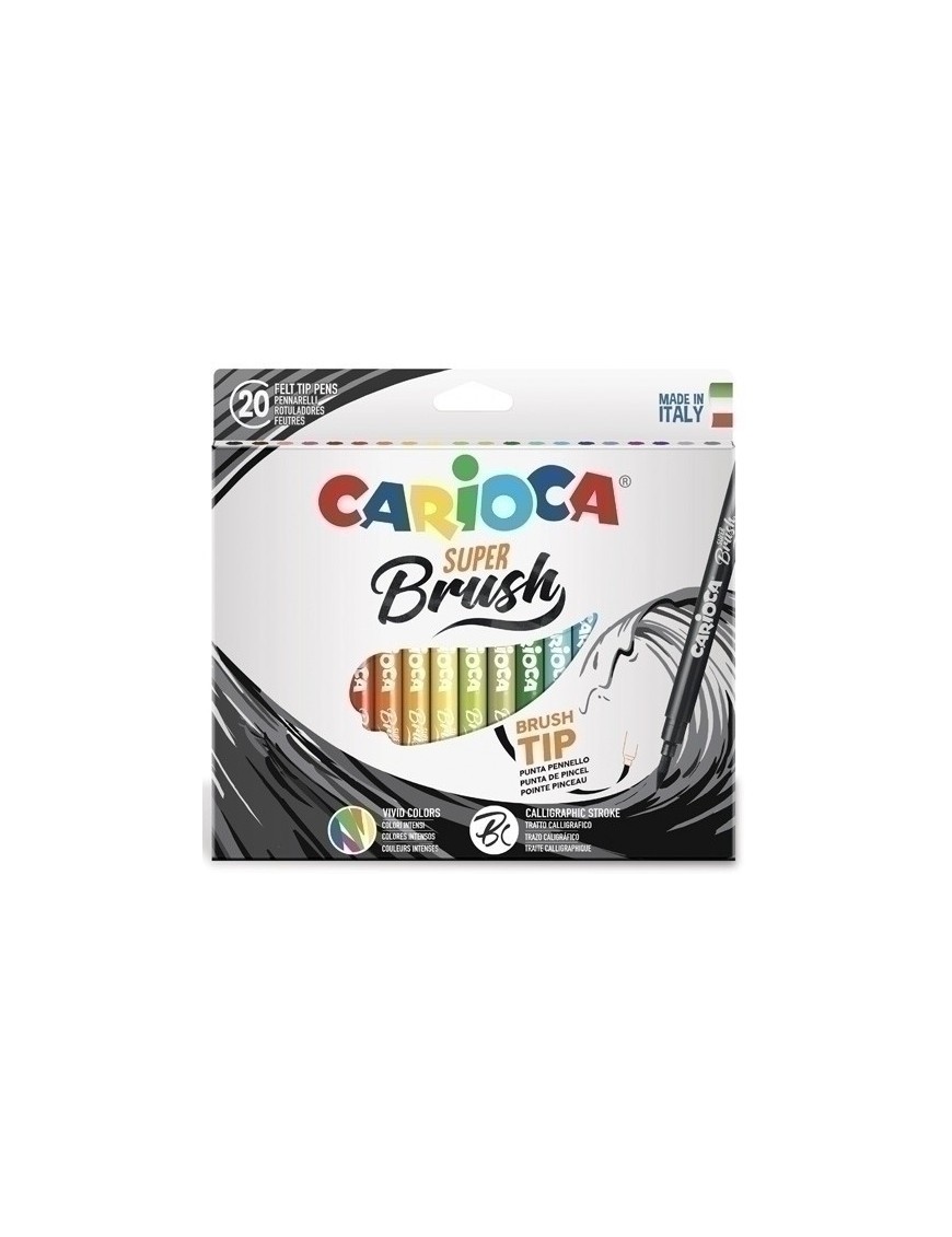 Rotul.Carioca Super Brush Caja 20