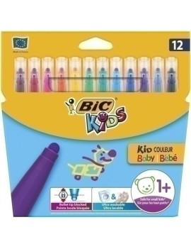 Rotul.Bic Kid Couleur Baby Caja 12