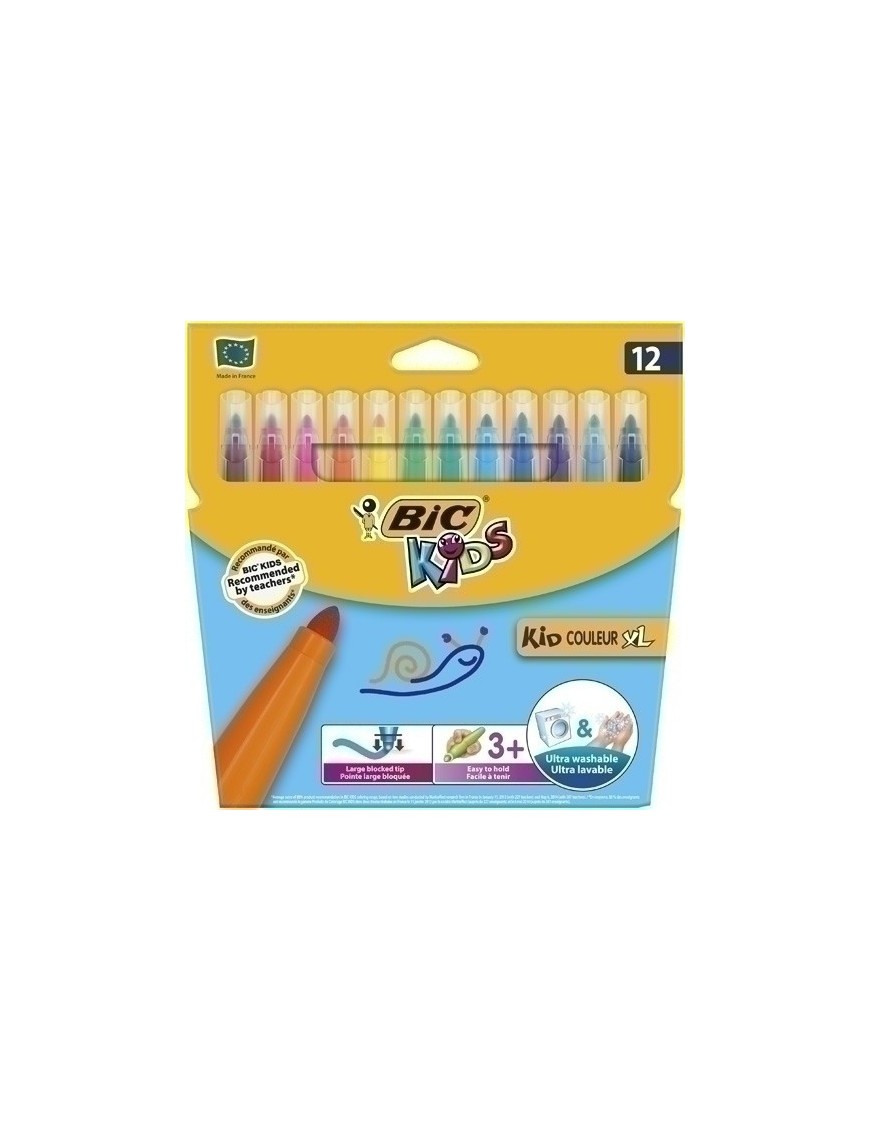 Rotul.Bic Kid Couleur Caja 12 Grueso