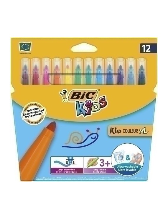 Rotul.Bic Kid Couleur Caja 12 Grueso