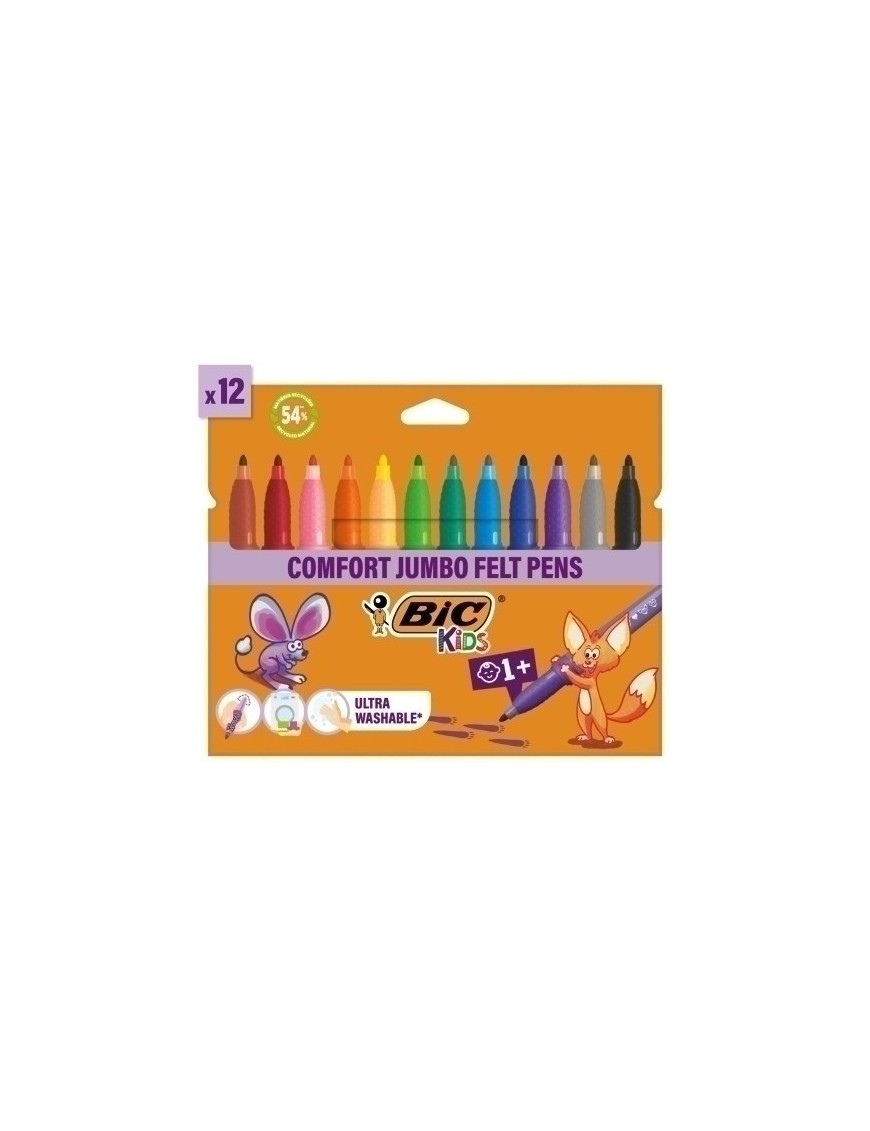 Rotul.Bic Kids Conf.Grip Caja 12