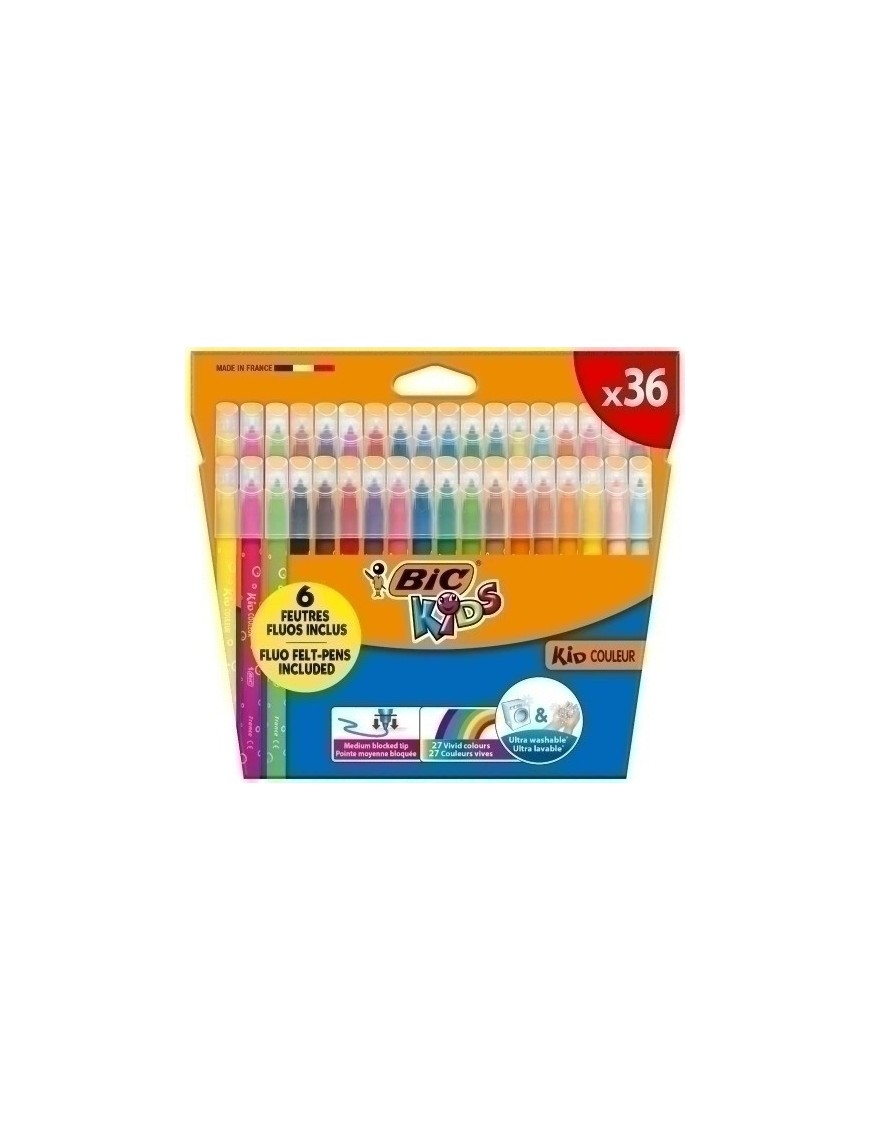 Rotul.Bic Kids Ultra Lavable C/36