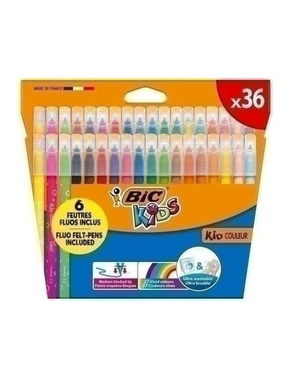 Rotul.Bic Kids Ultra Lavable C/36