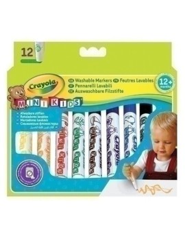 Rotul.Crayola Lavable Mini Kids Caja 12