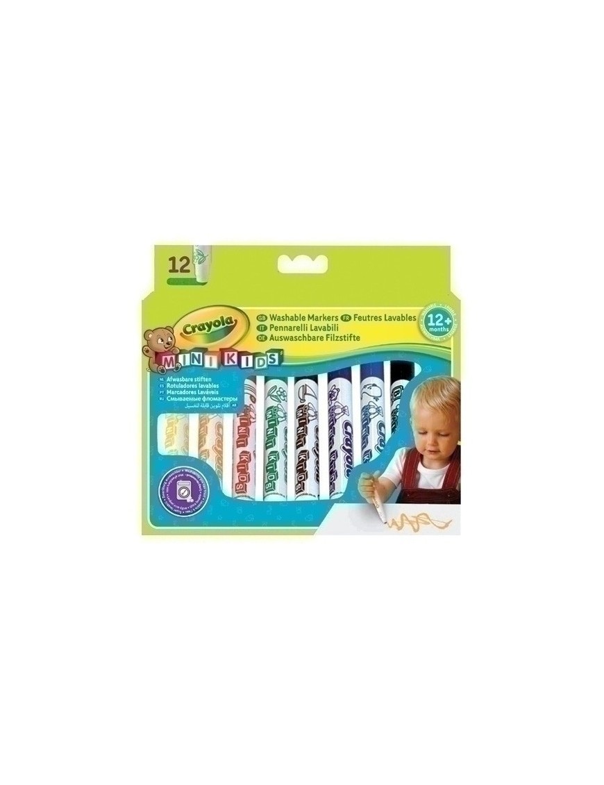 Rotul.Crayola Lavable Mini Kids Caja 12