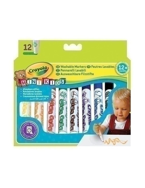 Rotul.Crayola Lavable Mini Kids Caja 12