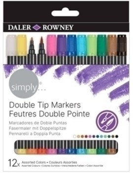 Rotul.Daler Rowney Doble Punta Est.12