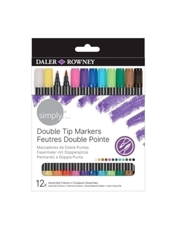 Rotul.Daler Rowney Doble Punta Est.12