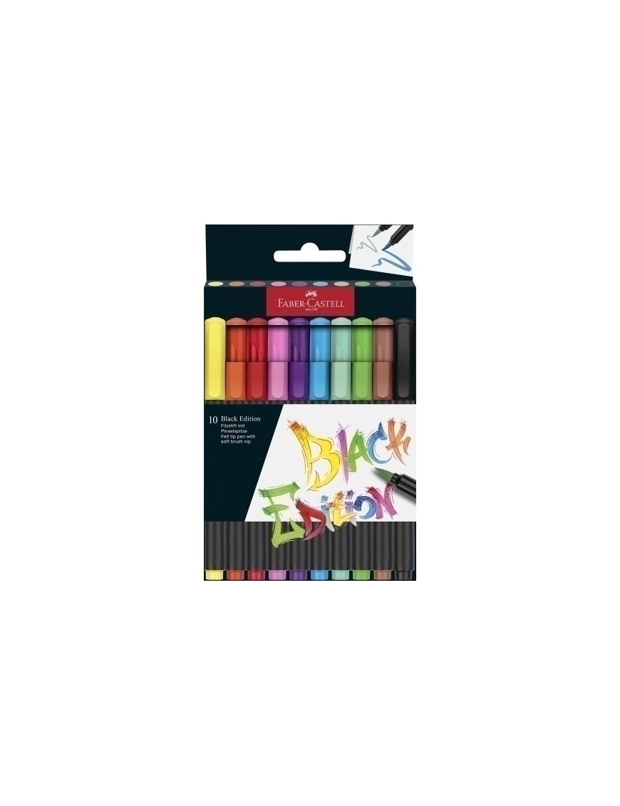 Rotulador Faber Castell B.E. Pincel C/10