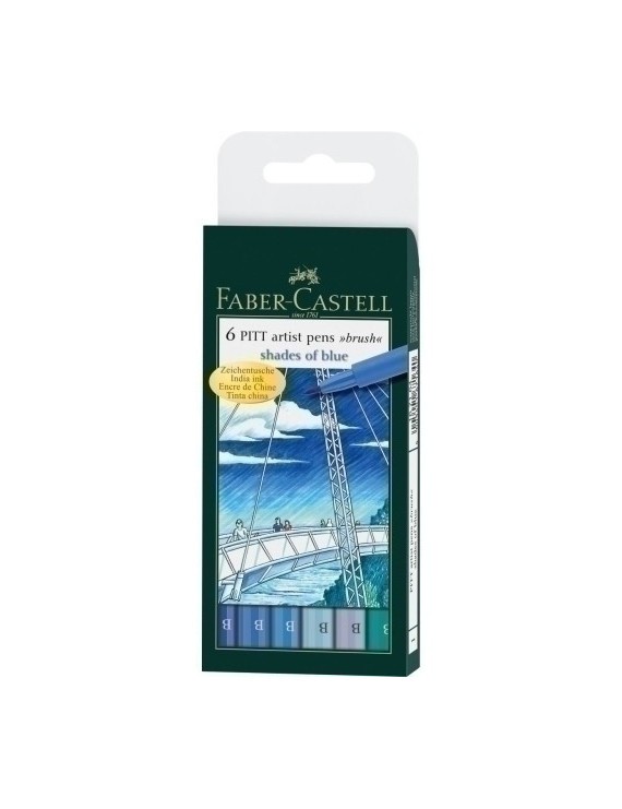 Rotulador Faber Castell Pitt Pen B/6