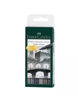 Rotulador Faber Castell Pitt Pen B/6