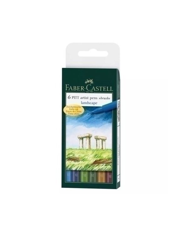 Rotulador Faber Castell Pitt Pen B/6