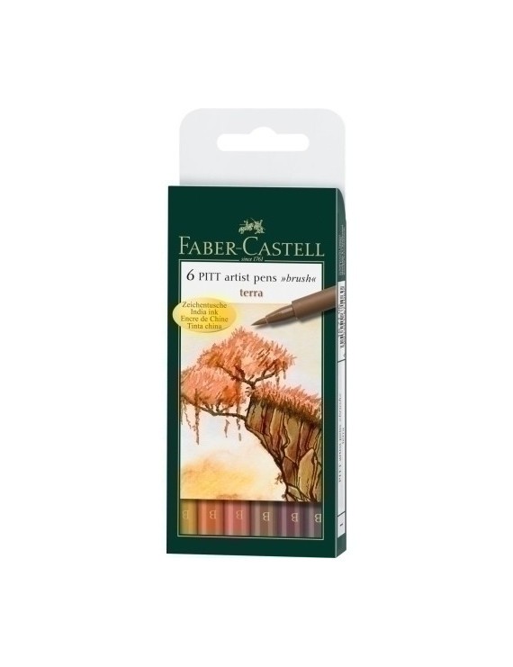 Rotulador Faber Castell Pitt Pen B/6