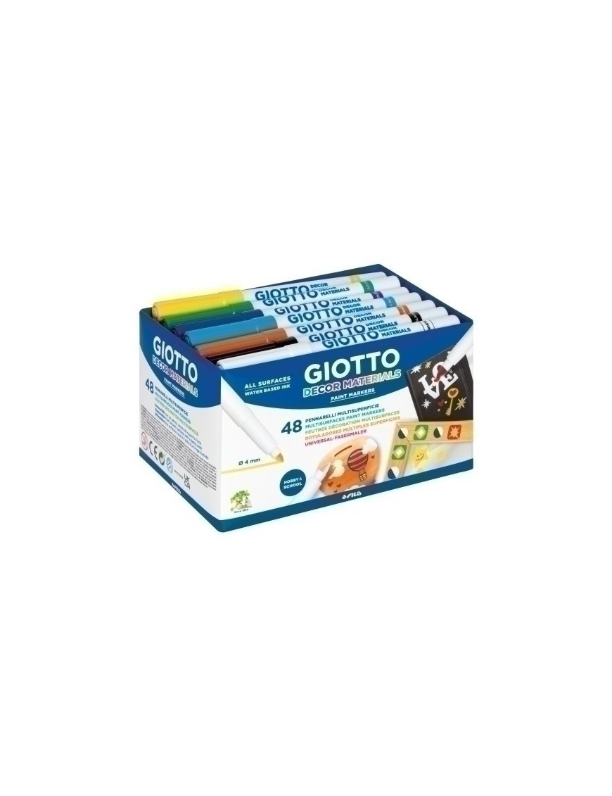 Rotul.Giotto Decor Materials Sch.Pack 48