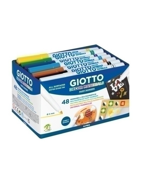 Rotul.Giotto Decor Materials Sch.Pack 48