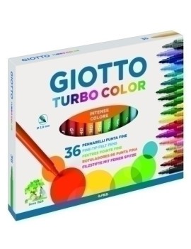 Rotul.Giotto Escolar Fibra Color Caja 36