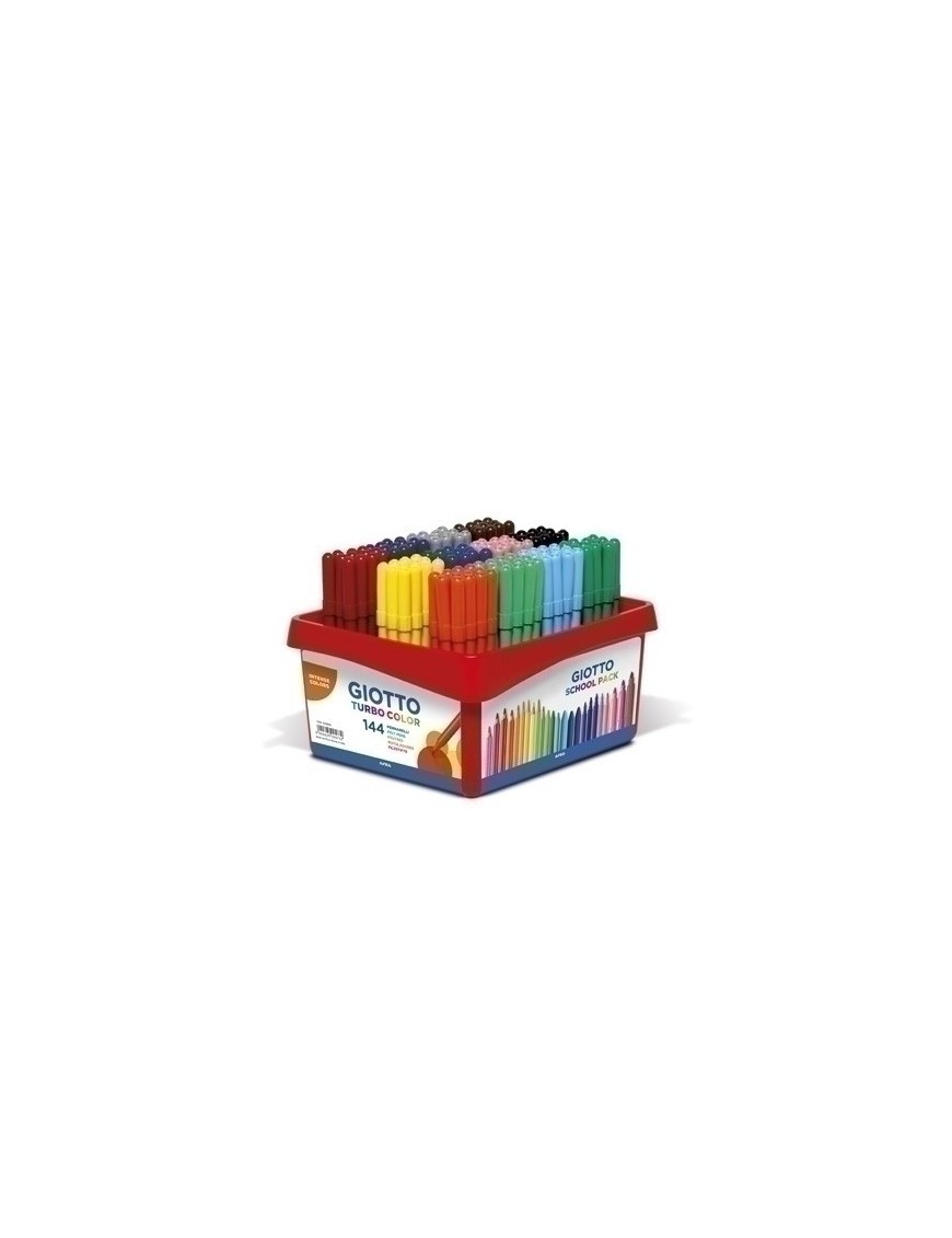 Rotul.Giotto Turbo Color School Pack 144