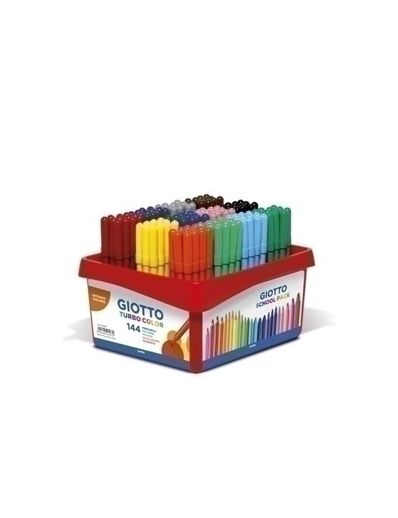 Rotul.Giotto Turbo Color School Pack 144