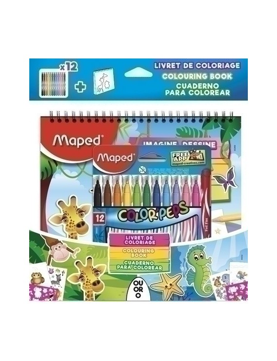 Rotul. Maped Color´Peps Jungle Est.12