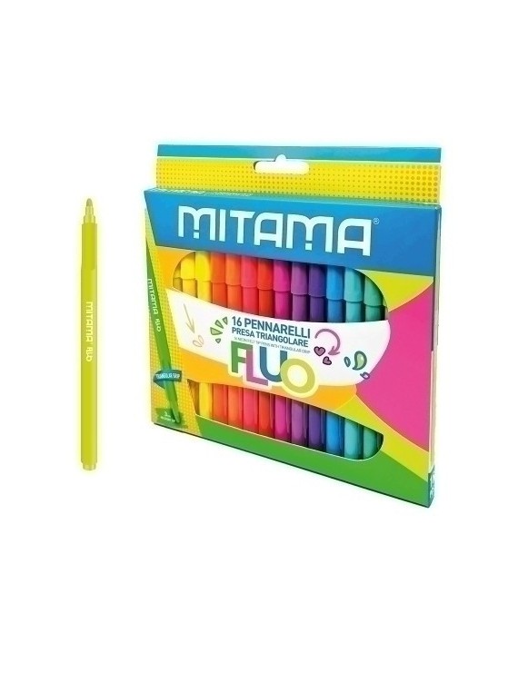 Rotulador Mitama Super Fluo Caja 16