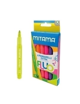 Rotulador Mitama Super Fluo Caja 6