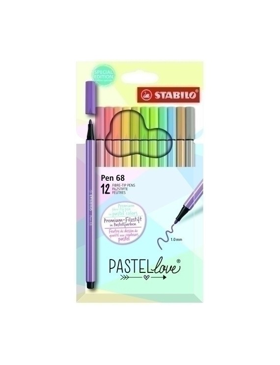 Rotul.Stabilo Pen 68 Pastel Love E.12