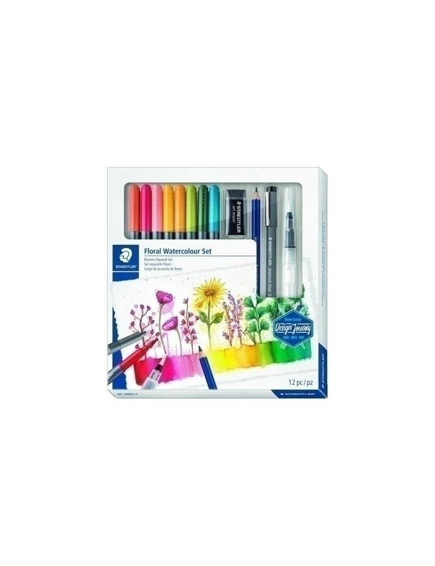 Rotul.Staedtl. Floral Watercolour Set 12