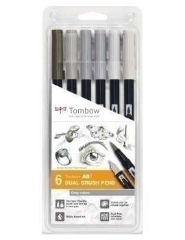 Rotulador Tombow Doble Punta Pinc. Est 6