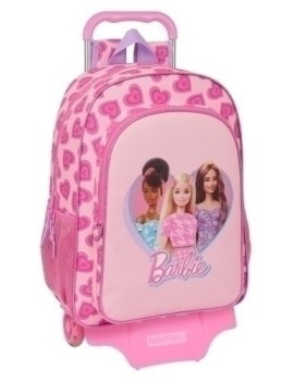 Safta-Barbie Mochila 180 C/Carro