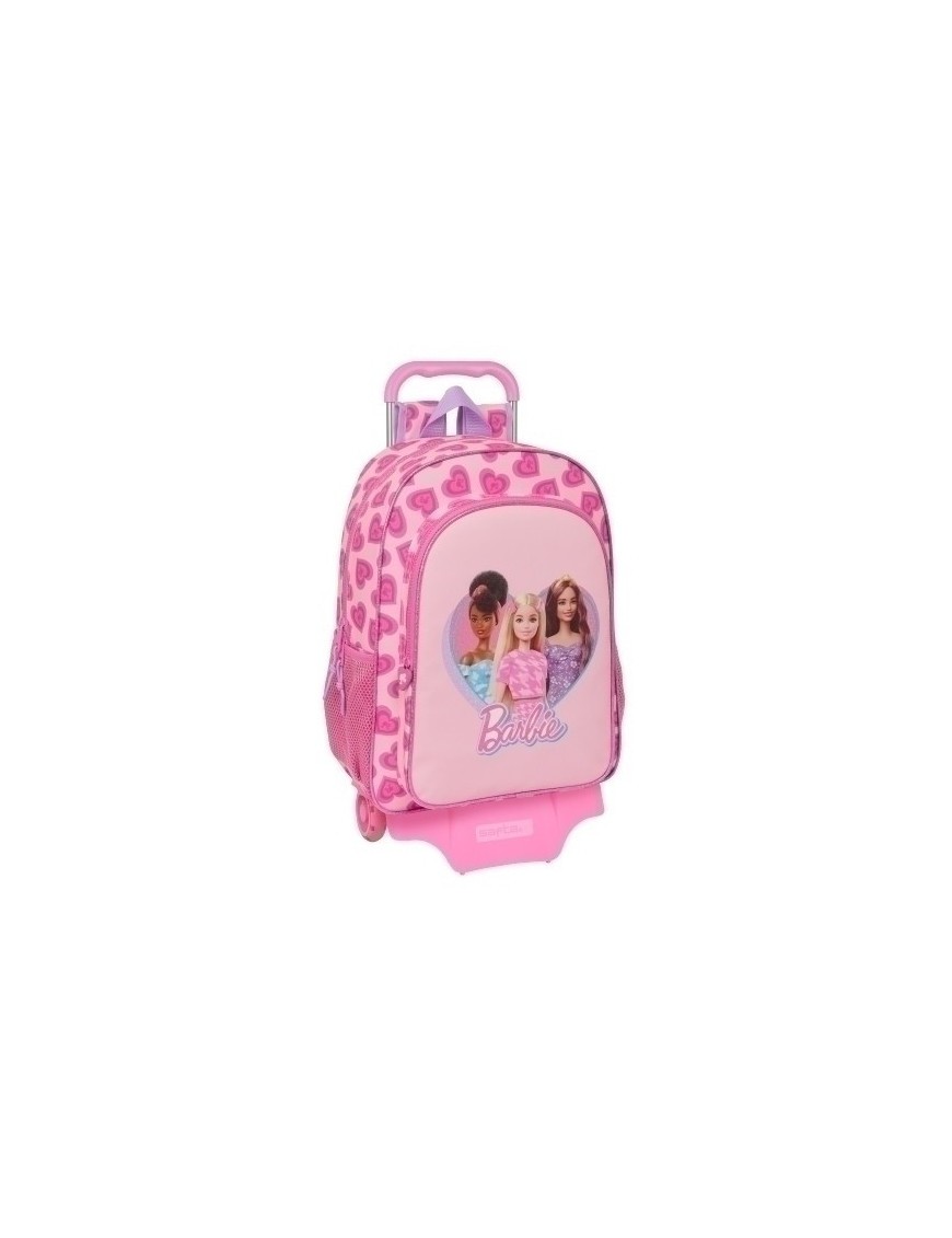 Safta-Barbie Mochila 180 C/Carro