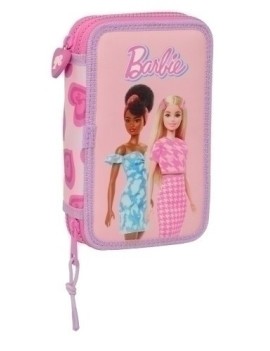 Safta-Barbie Plumier Doble 28 Pzs