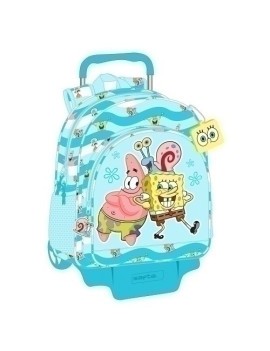 Safta-Bob Esponja Mochila 180 C/Carro