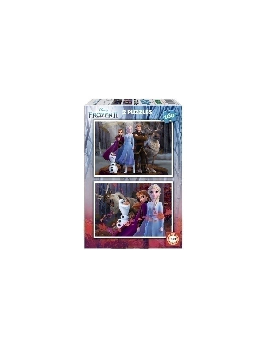 Safta-Frozen 2 Puzzles De 100 Piezas