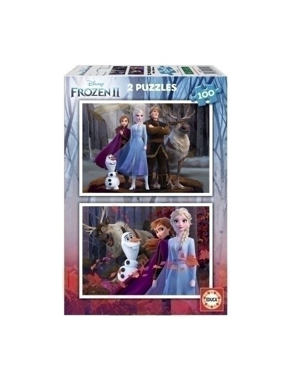 Safta-Frozen 2 Puzzles De 100 Piezas