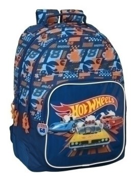 Safta-Hot Wheels Mochila Doble Adap/Carr