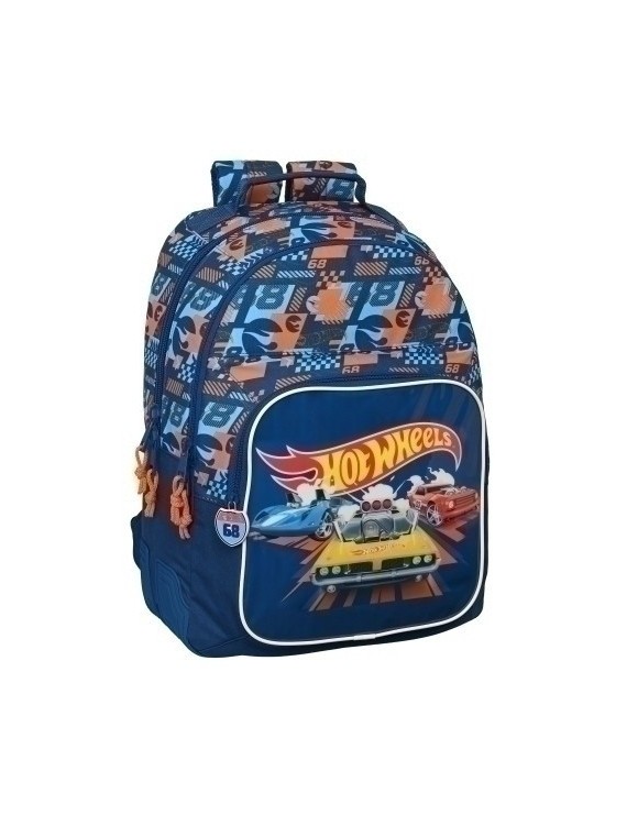 Safta-Hot Wheels Mochila Doble Adap/Carr