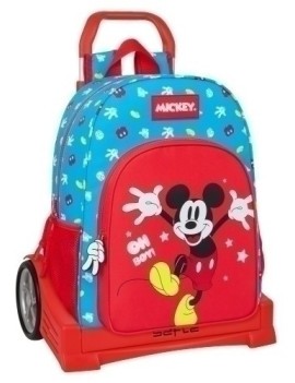 Safta-Mickey Mouse Mochila 180 C/Carro