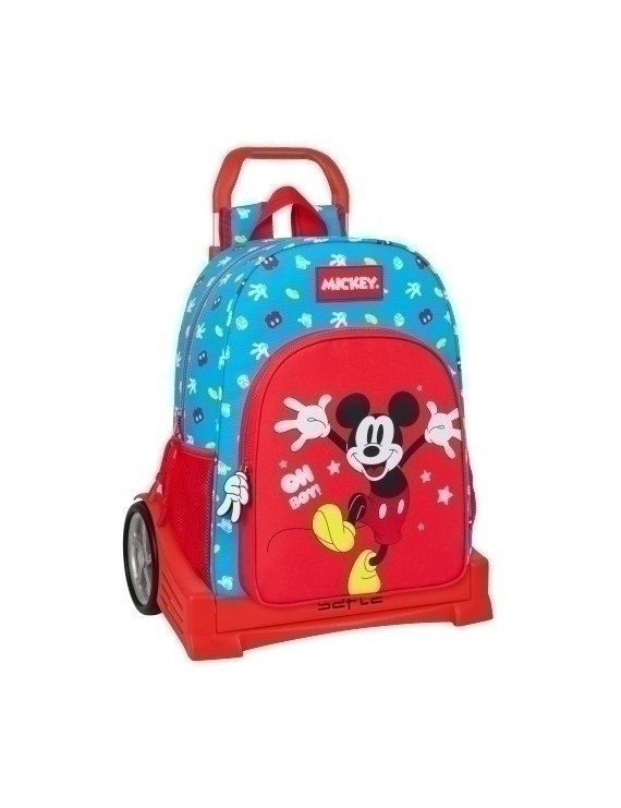 Safta-Mickey Mouse Mochila 180 C/Carro