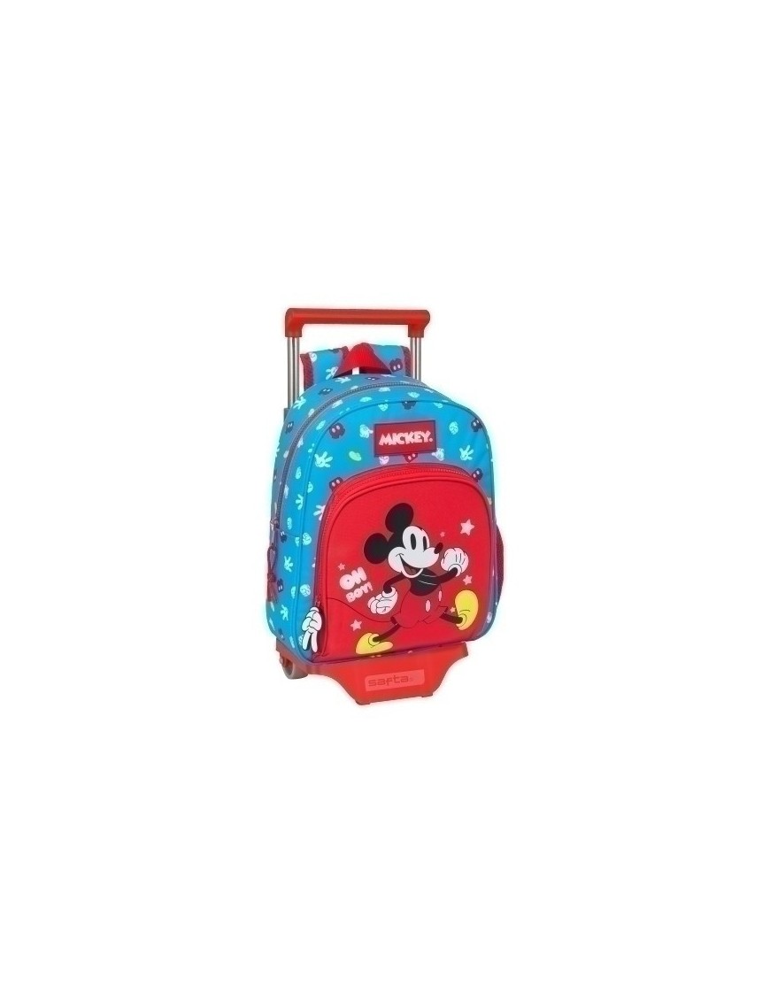 Safta-Mickey Mouse Mochila 609 C/Carro