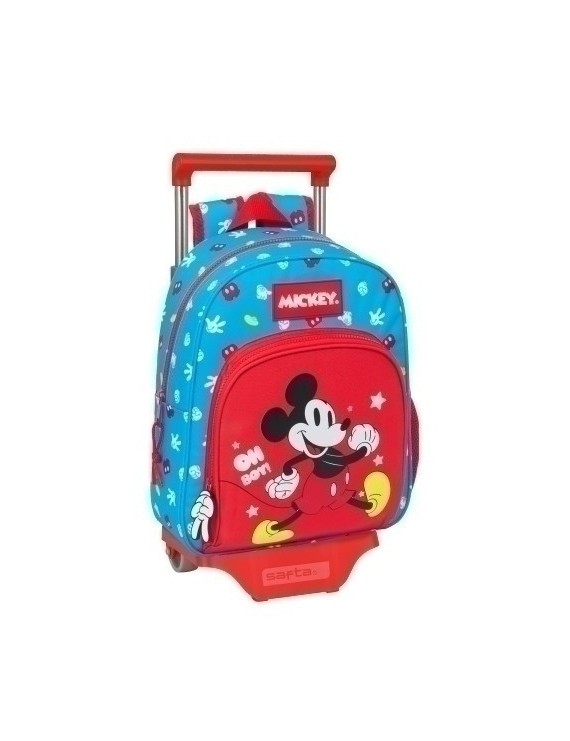 Safta-Mickey Mouse Mochila 609 C/Carro