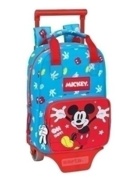 Safta-Mickey Mouse Mochila 765 C/Carro