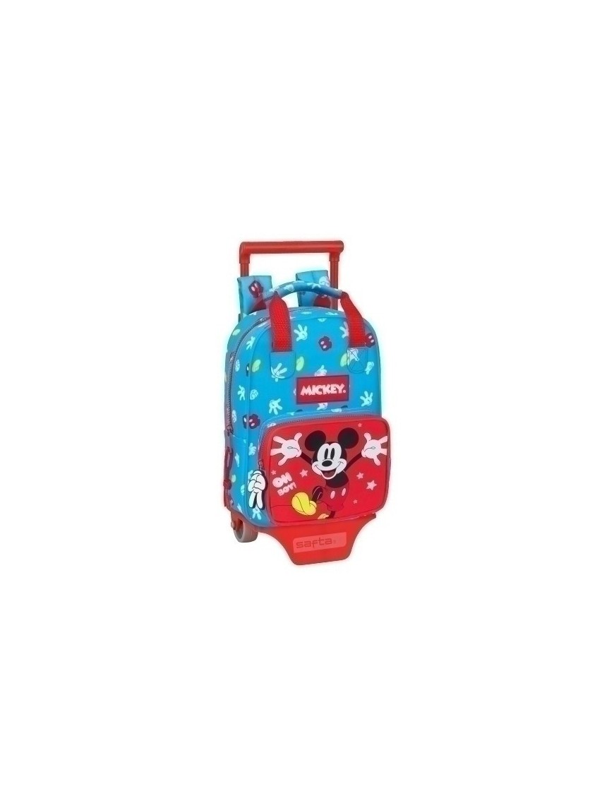 Safta-Mickey Mouse Mochila 765 C/Carro